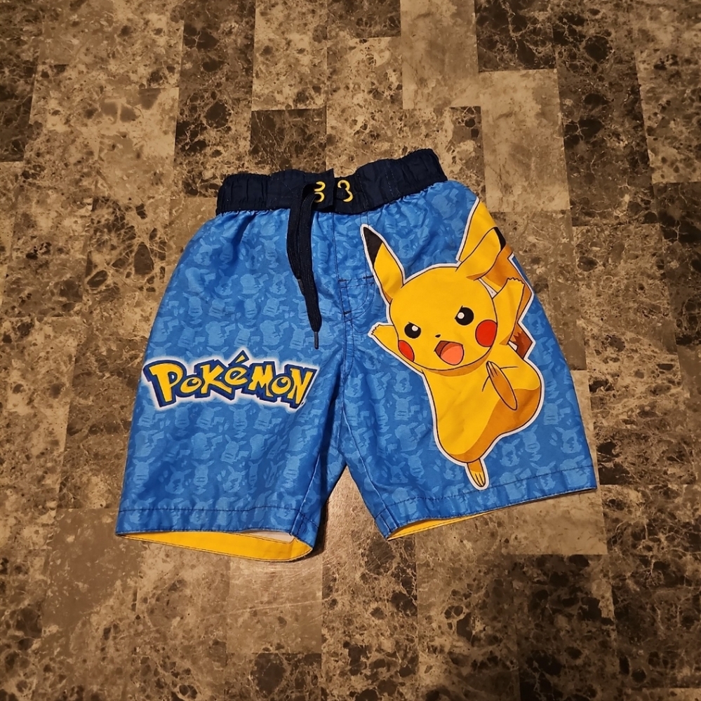 Pokemon pikachu swim trunks